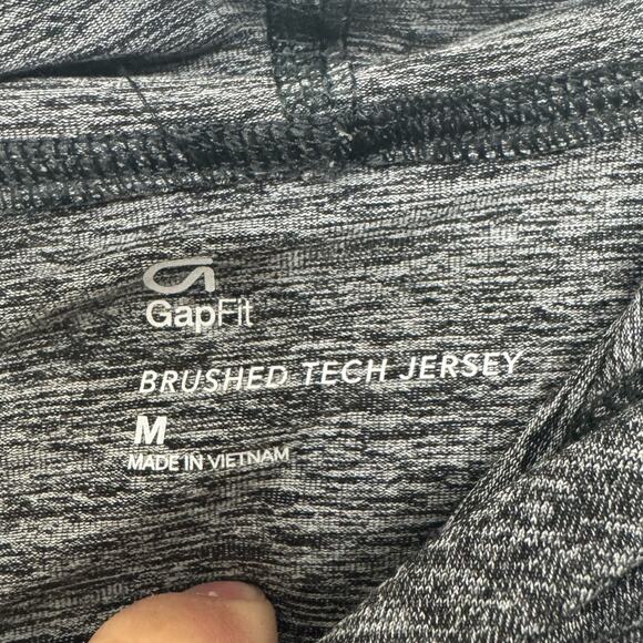 GapFit Gray Lightweight Pullover Hoodie Womens Medium Athleisure Gorpcore - Picture 3 of 7